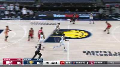 [Highlight] TJ Mcconnell gets the steal and feeds it to Kelan Martin who beats the buzzer, pushing the lead to 14.