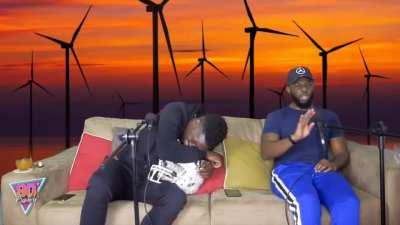 Guy on a podcast doesn't understand how wind turbines work...