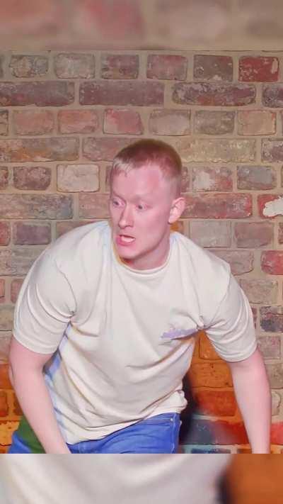 Comedian does an amazing slo-mo goal celebration