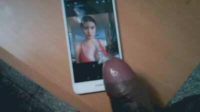 My first Cum tribute with Lana Rhoades