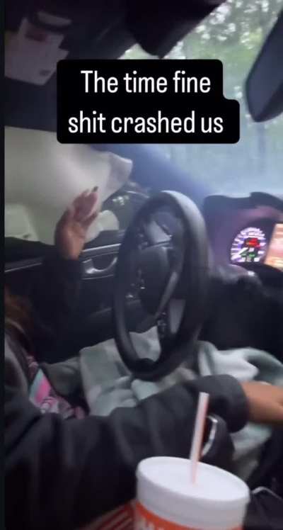 She forgot who was driving