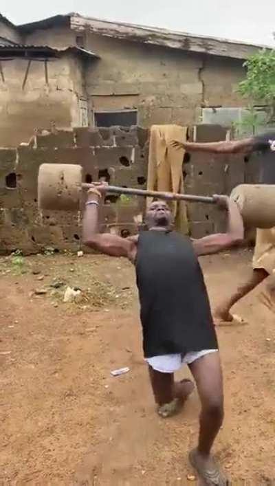 to lift some weights