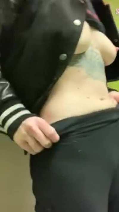 She has forgot to lock the door up before start Masturbating in toilet