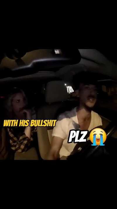 10/10 for the Uber driver keeping his cool