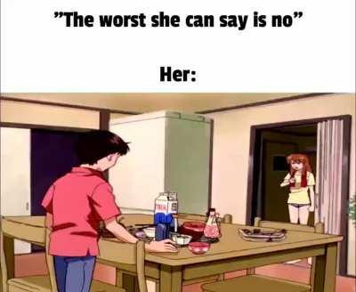 I think he likes it this way better