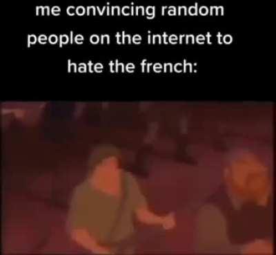 The protest in France