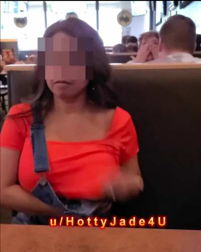 The breast view at a local diner