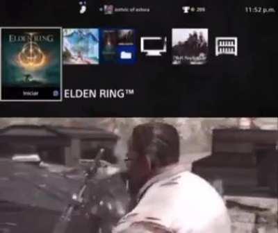 Armstrong hugging Riden then become shocked