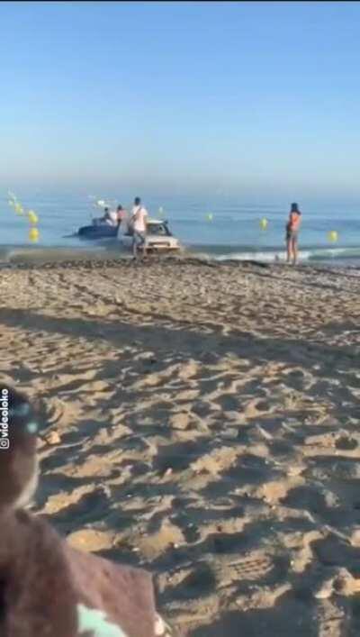 How not to launch your boat