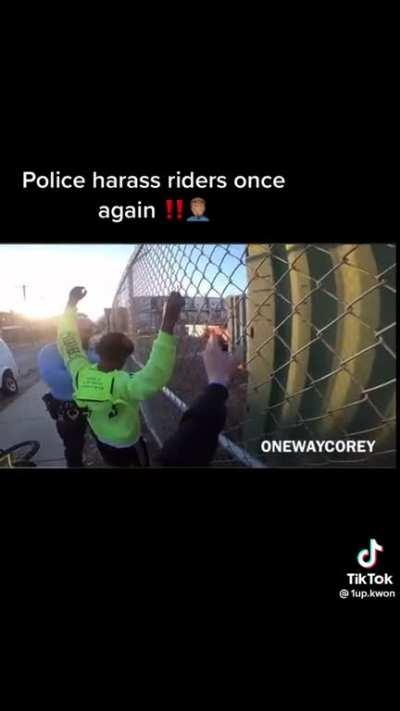 To bike around philly without being harassed