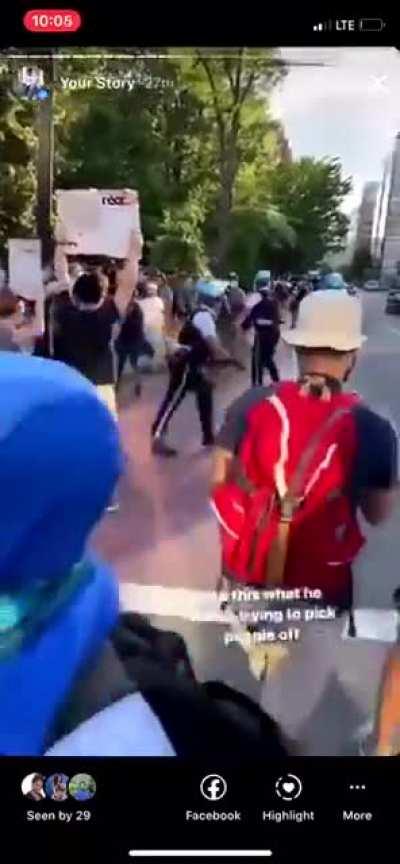 Undercover cops instigating