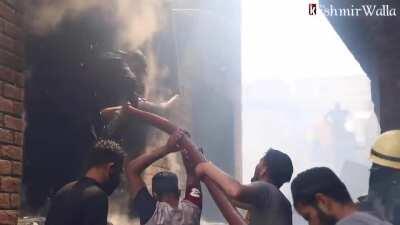 Multiple Houses razed or damaged, Gold, Household items and Cash around 2 million stolen by brave Indian 'Warriors' as they walk away from their field of victory