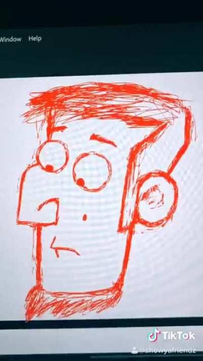 Was sketching Abe from reference and something felt... familiar