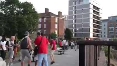 Crazy shit in Greenwich yesterday evening