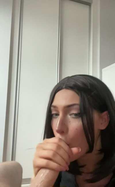 HELP! Saw this posted and NEED to find the sauce! )Blowjob Cum In Mouth Cum Swallow Swallowing Porn GIF by jimmybeamz)