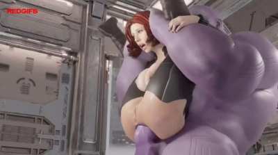 Tanos and Black Widow [Marvel] (uknown)