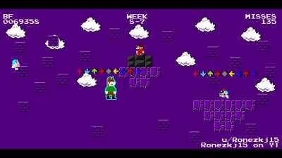 Shaggy uses 0.002% of his power and breaks the NES limitations (God Eater in SMB style + FDS)