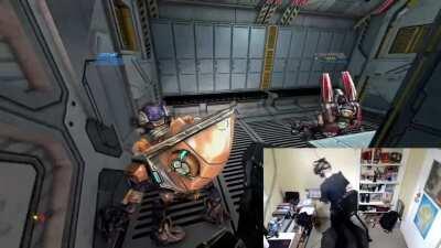 HALO IN VR! VR Treadmill! I managed to get Hale CE working in VR with the Kat Walk C.