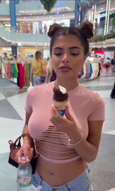 Can't hide how good this ice cream is