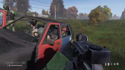 Lit up like Bonnie and Clyde