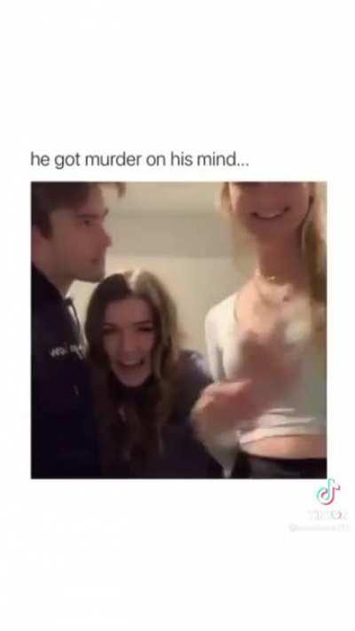 In his mind he choke slammed her