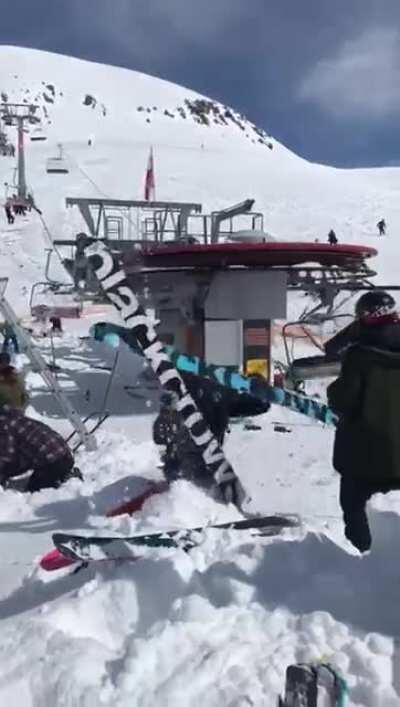 When you cannot find the emergency stop button.