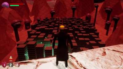 I solo developed a 3d lovecraftian soulslike and the demo is in Next Fest, check it out!