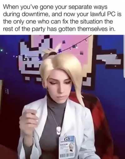 This is why my player character drinks.