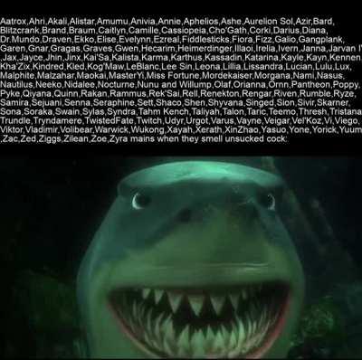 These champ mains are the most cringe tbh