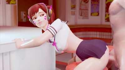 D.va Anal Creampie (VoidCourt) [Overwatch]