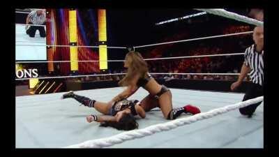 Nikki and Paige took turns dominating AJ