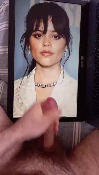 Jenna Ortega cum tribute 