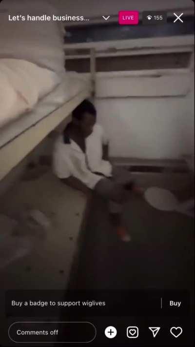 smoking k2 in jail on live