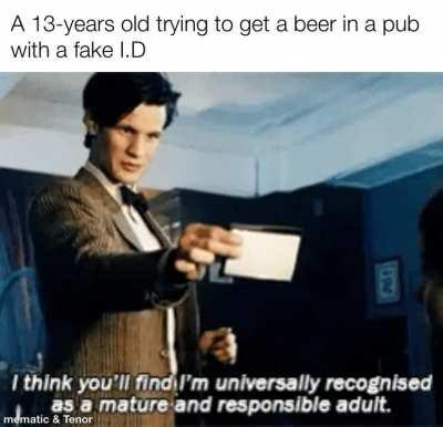 What do you mean, I’m a child? Look at my paper, Sir!