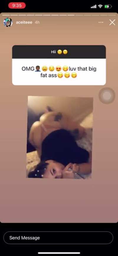 Ese culo se le ve tan rico a #aceiteeee en cuatro 😍