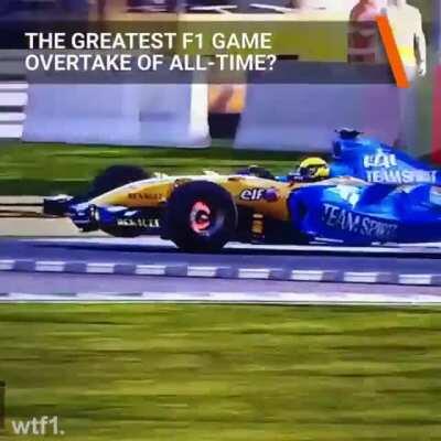 The greatest overtake of all time