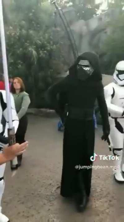 The force was not with him that day