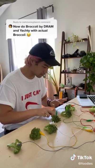 Playing Broccoli with actual Broccoli