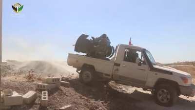 Toyota truck performs beautifully on a steep incline