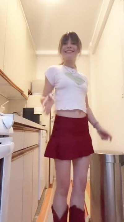 Cute as hell! And that body!