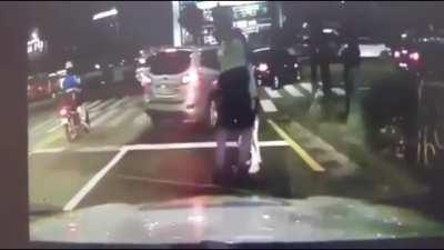 Hit him with the earth