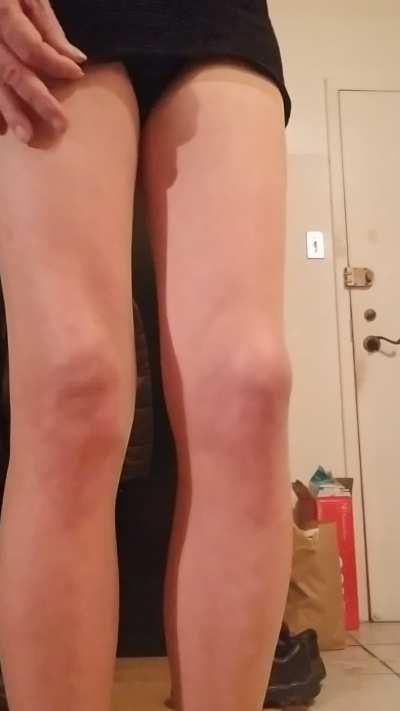 Nude pantyhose for my HOT HAIRLESS LEGS.🥂Amateur GIF by isuckdick2