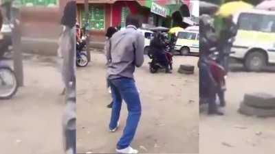 The Real Life Tekken fight... but with tekken track