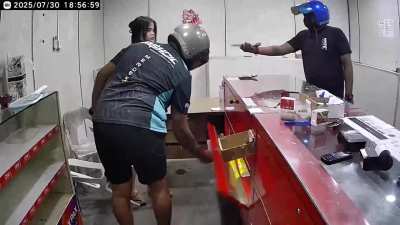 The same gang targeted multiple locations across Bukit Mertajam in a robbery spree