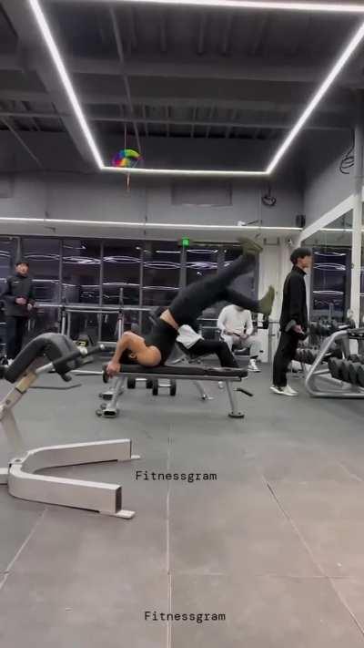 MC making a scene in the gym and in public places