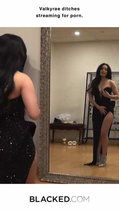 Valkyrae ditches streaming for BBC Porn!