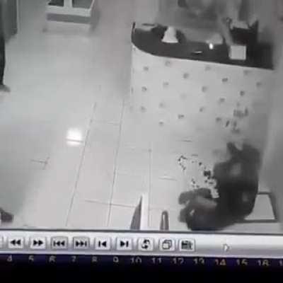 never bring your fist to a gun fight.