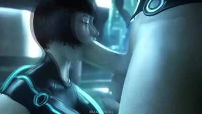 Wish i was in Tron, so that i can Crack Quorra [Tron:Legacy] (drakepowers)