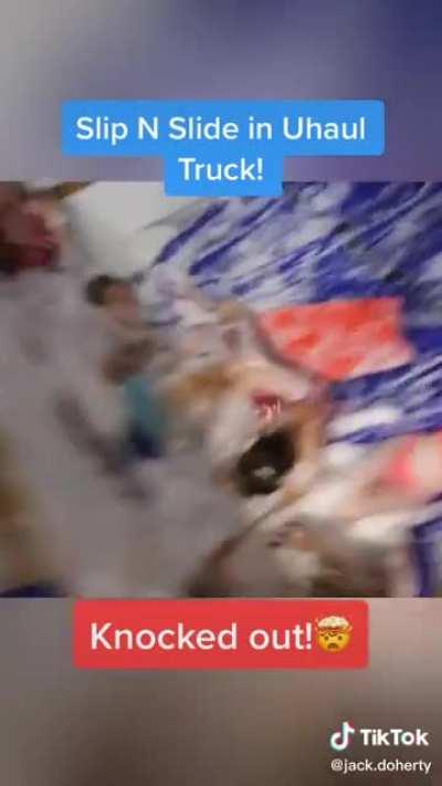 WCGW while having fun in the back of a haul truck