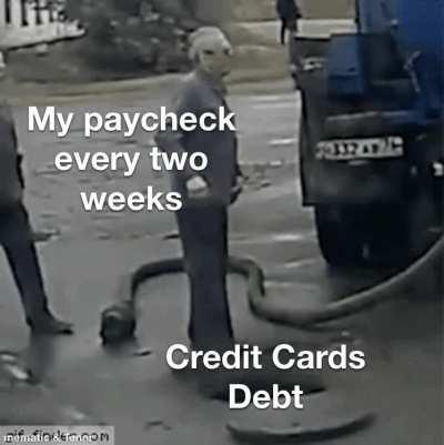 🎵 This is the circleeeeee 🎶 the circle of debt 🎵